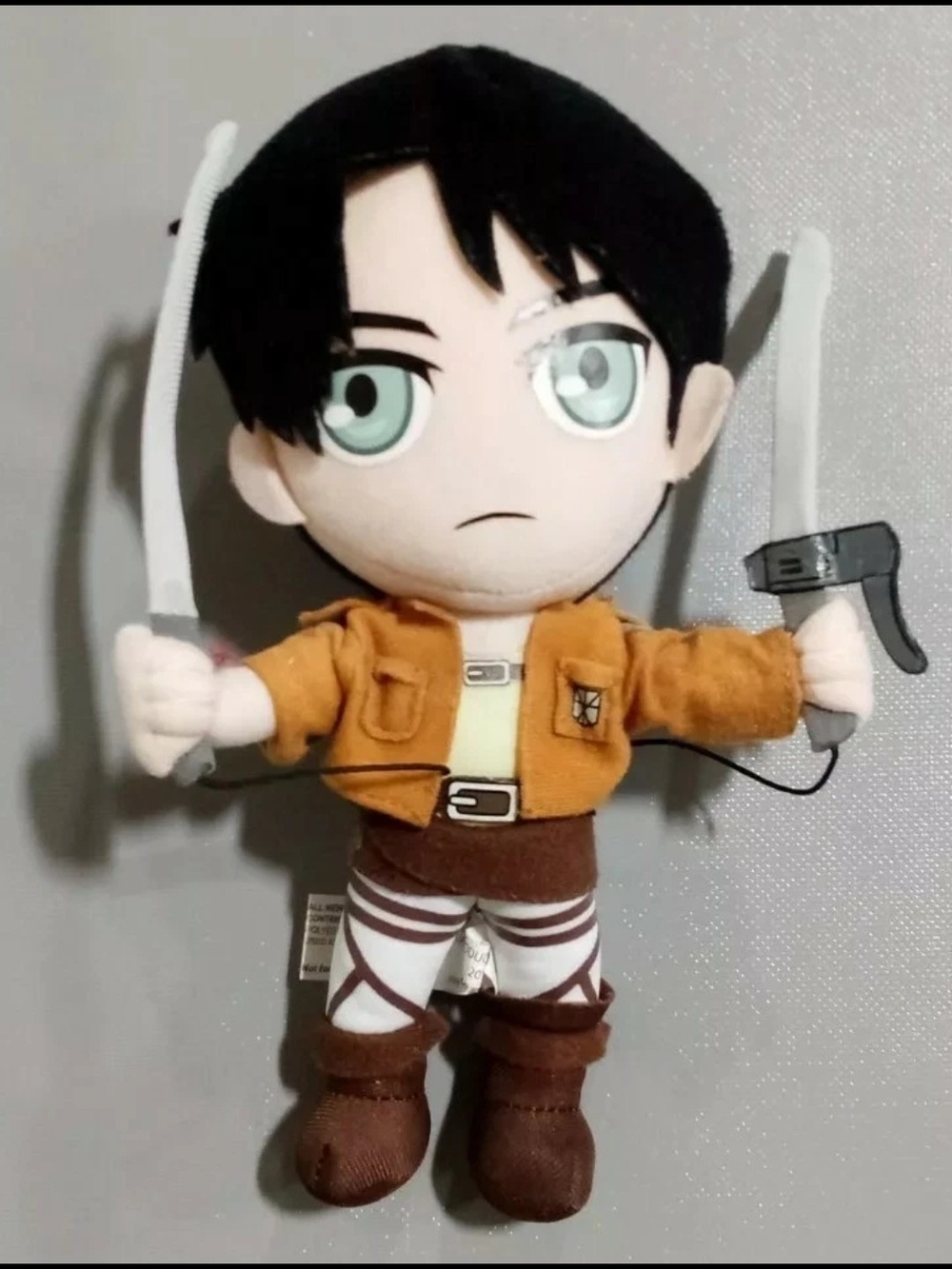 Attack on Titan Levi Ackerman 10" Plush Figure Manga Anime Funimation Doll A